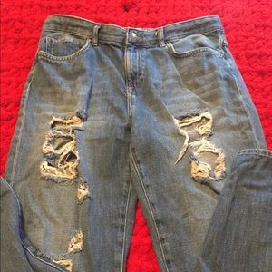 Forever 21 distressed jeans